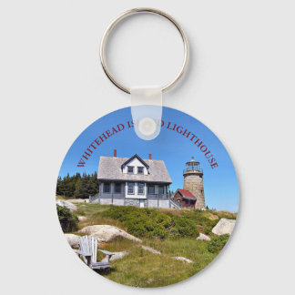 Whitehead Island Lighthouse, Maine Keychain