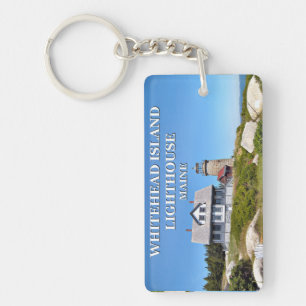 Whitehead Island Lighthouse, Maine Keychain