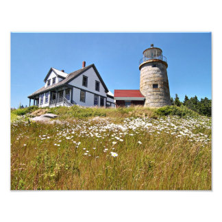 Whitehead Island Lighthouse, Maine Photo Print