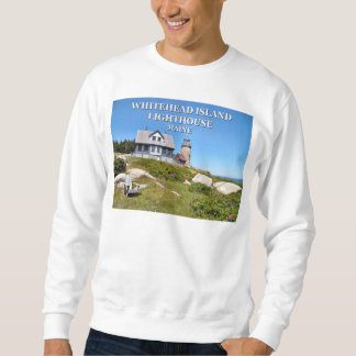 Whitehead Lighthouse, Penobscot Bay Maine Sweatshirt