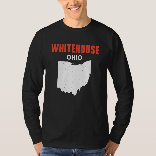Whitehouse Ohio USA State America Travel Ohioan T-Shirt (Front)