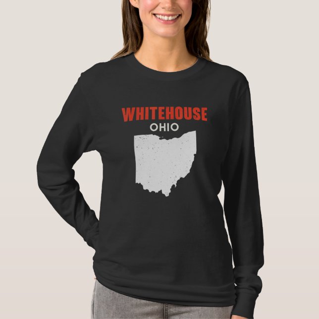 Whitehouse Ohio USA State America Travel Ohioan T-Shirt (Front)