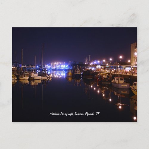 Whitehouse Pier, Barbican, Plymouth postcard