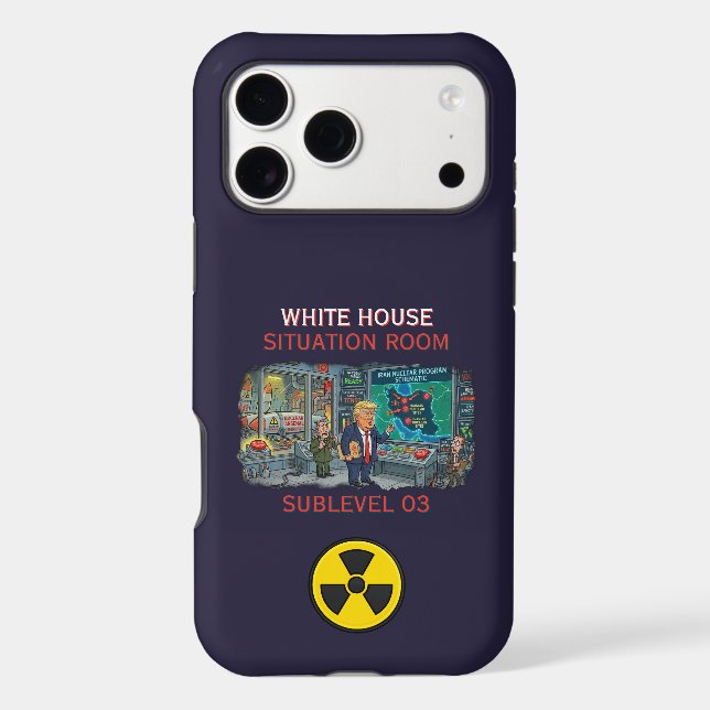 WHITEHOUSE SITUATION ROOM Case-Mate iPhone CASE (Back)