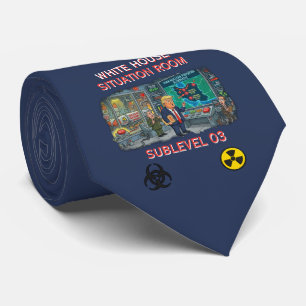 WHITEHOUSE SITUATION ROOM NECK TIE