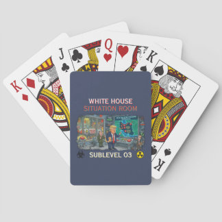 WHITEHOUSE SITUATION ROOM POKER CARDS