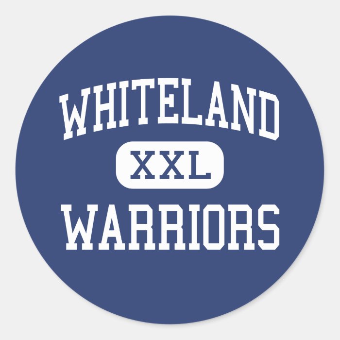 Whiteland   Warriors   Community   Whiteland Round Stickers