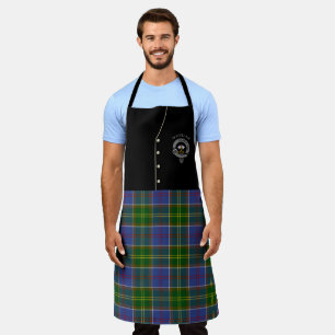 Whitelaw Clan Badge & Tartan Kilt Apron