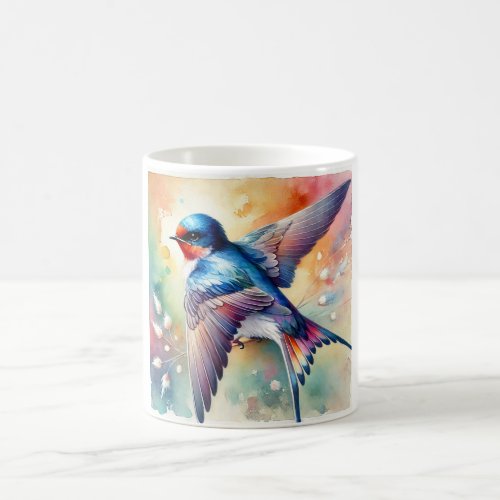 Whitelegged Swallow 060724AREF119 _ Watercolor Coffee Mug