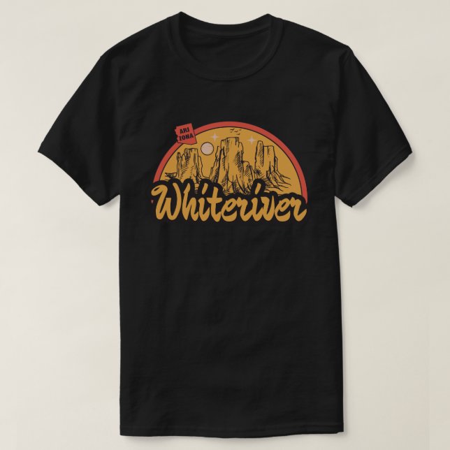 Whiteriver, Arizona T-Shirt (Design Front)