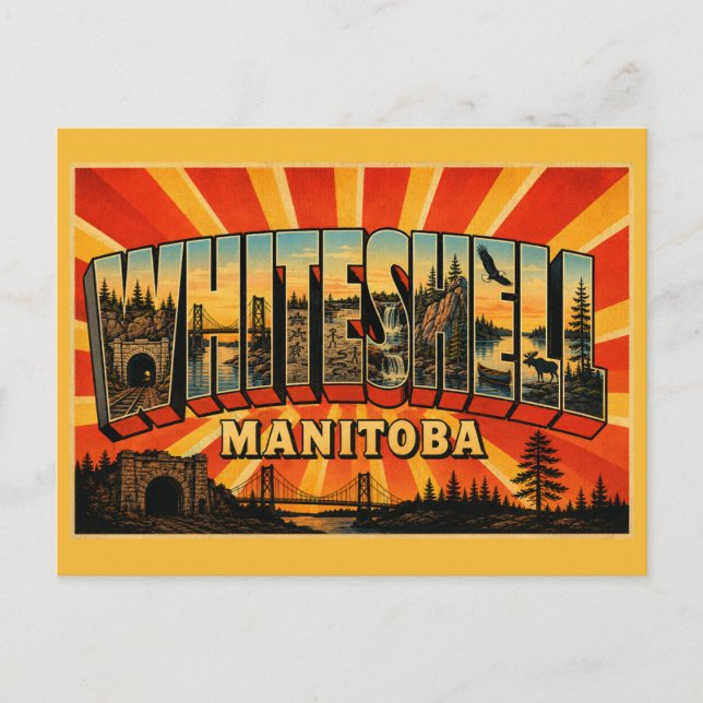 Whiteshell Provincial Park Manitoba Postcard (Front)