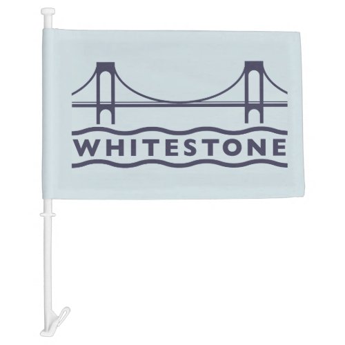 Whitestone  Bridge New York Car Flag