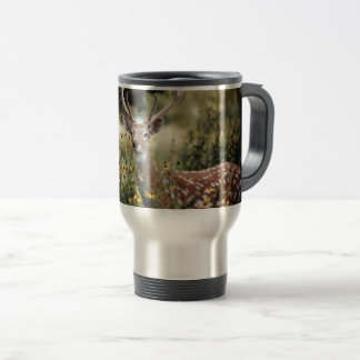 Whitetail Buck Deer awesome Hunting Travel Mug