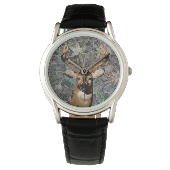 Whitetail Buck Deer Hunting Watch (Front)