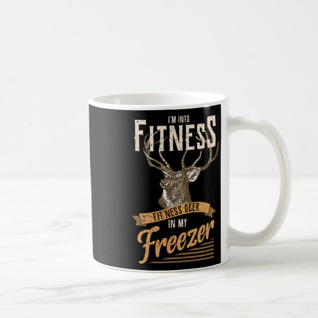 Whitetail Buck Funny Deer Hunting Season I'm Into  Coffee Mug (Right)