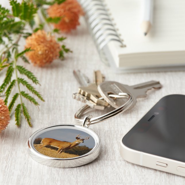 Whitetail Buck Key Chain (Side)