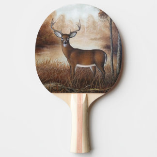 Whitetail Buck Ping-Pong Paddle