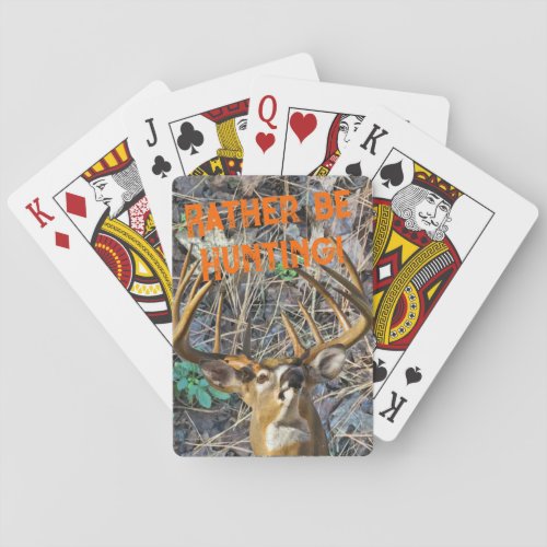 Whitetail Buck Playing Cards Deer Hunting Playing Playing Cards