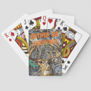 Whitetail Buck Playing Cards, Deer Hunting Playing Poker Cards