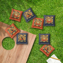 Whitetail Deer and Camo Cornhole Bags