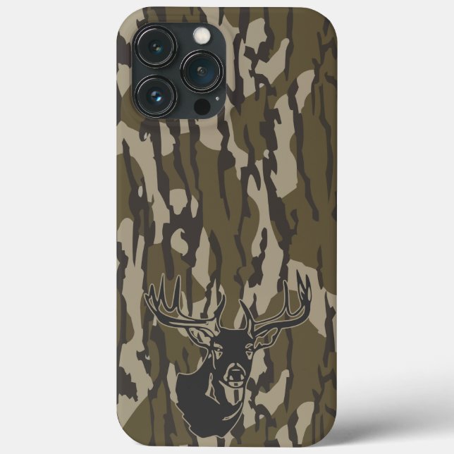 Whitetail Deer Bottomland Camo Hunting Camo Case-Mate iPhone Case (Back)