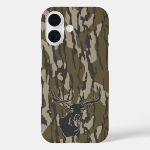 Whitetail Deer Bottomland Camo Hunting Camo iPhone 16 Case