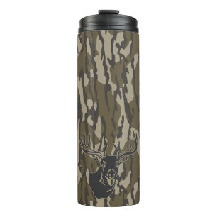 Whitetail Deer Bottomland Camo Hunting Camo Thermal Tumbler