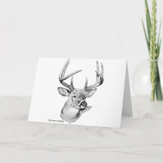 Whitetail Deer Card