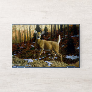 Whitetail Deer Doe in Autumn Forest HP Laptop Skin