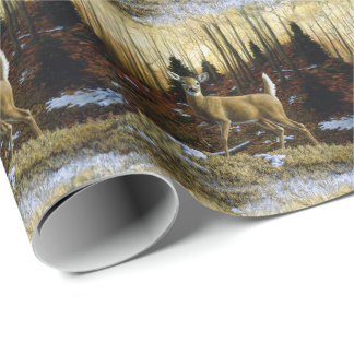 Whitetail Deer Doe in the Forest Wrapping Paper