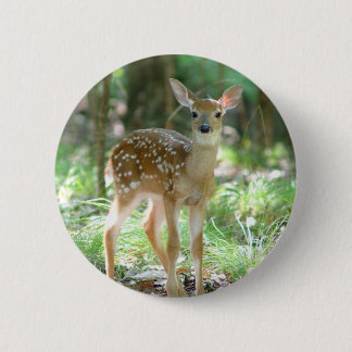 Whitetail Deer Fawn Button