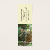 Whitetail Deer Fawn Mini Bookmark / (Back)