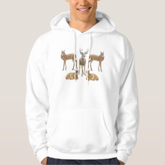 Whitetail Deer Hooded Sweatshirt