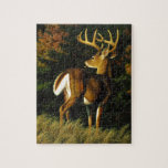 Whitetail Deer Hunter Monster Buck Jigsaw Puzzle