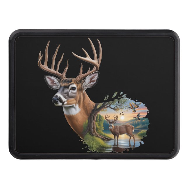 Whitetail Deer Hunting Hitch Cover, Duck Hunting Cover (Front)