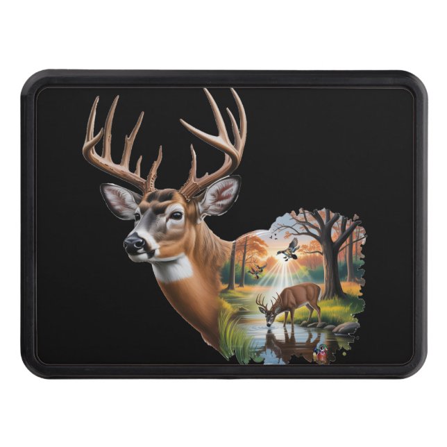 Whitetail Deer Hunting Hitch Cover, Duck Hunting Cover (Front)