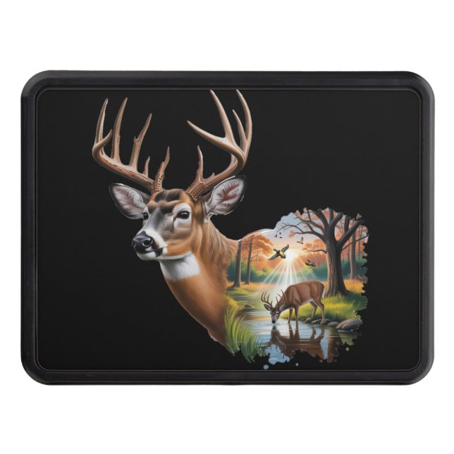 Whitetail Deer Hunting Hitch Cover, Duck Hunting Cover (Front)