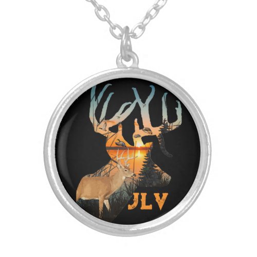 Whitetail Deer Hunting Necklace for Men