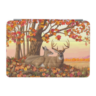 Whitetail Deer in Autumn New England Fall Colors iPad Mini Cover