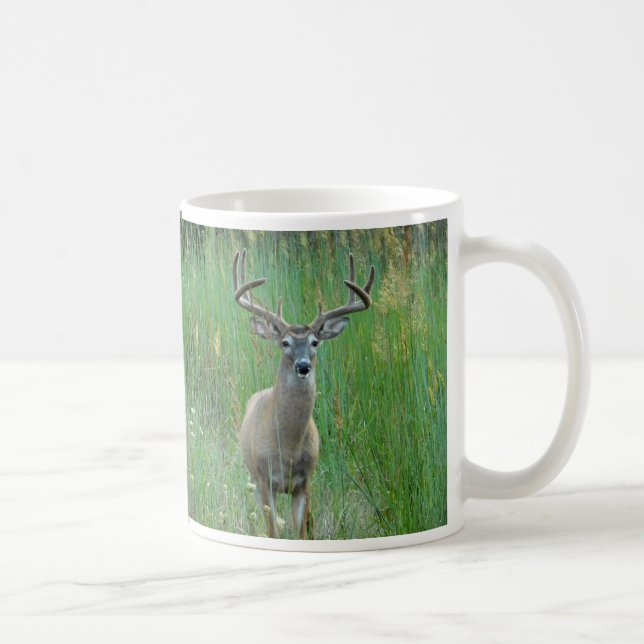 Whitetail Deer in Meadow Mug (Right)