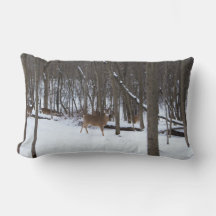 Whitetail Deer, Lumbar Pillow
