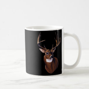 Whitetail Deer Portrait Antlers Wildlife Animal Gr Coffee Mug