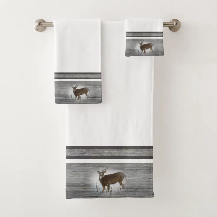 whitetail deer bathroom accessories