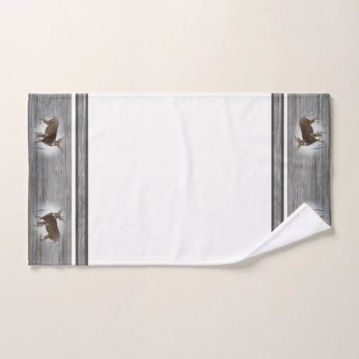 Whitetail Deer Rustic Design Bath Towel Set Zazzle