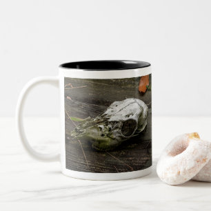 Whitetail Deer Skull Mug