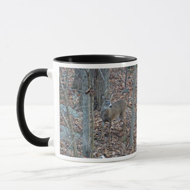 Whitetail Deer Spike Buck Series Mug (Left)