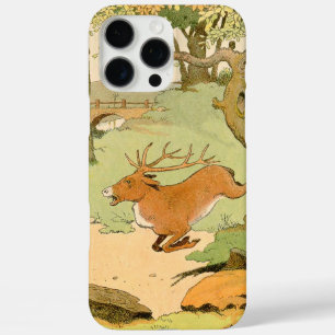 Whitetail Deer Stag Bolting in the Forest iPhone 16 Pro Max Case