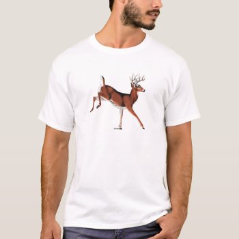 Whitetail Deer T-shirt by bhymer at Zazzle