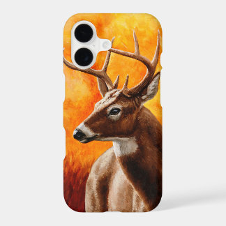 Whitetail Deer Trophy Buck Head iPhone 17 Case