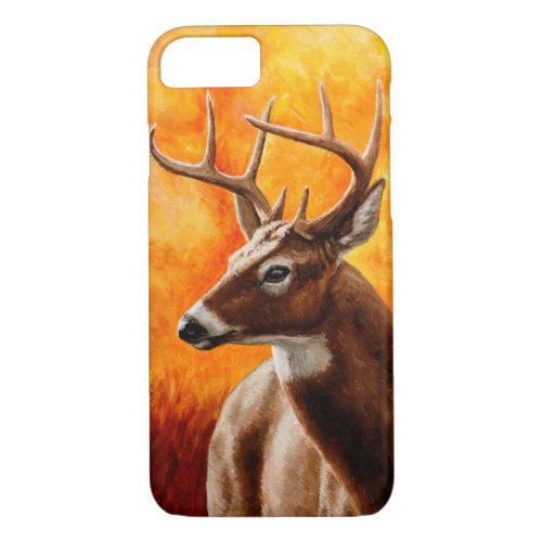 Whitetail Deer Trophy Buck Head iPhone 87 Case